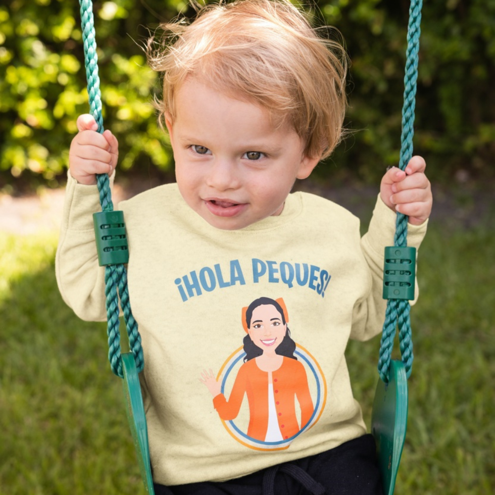 Hola Peques – Toddler Yellow Sweatshirt