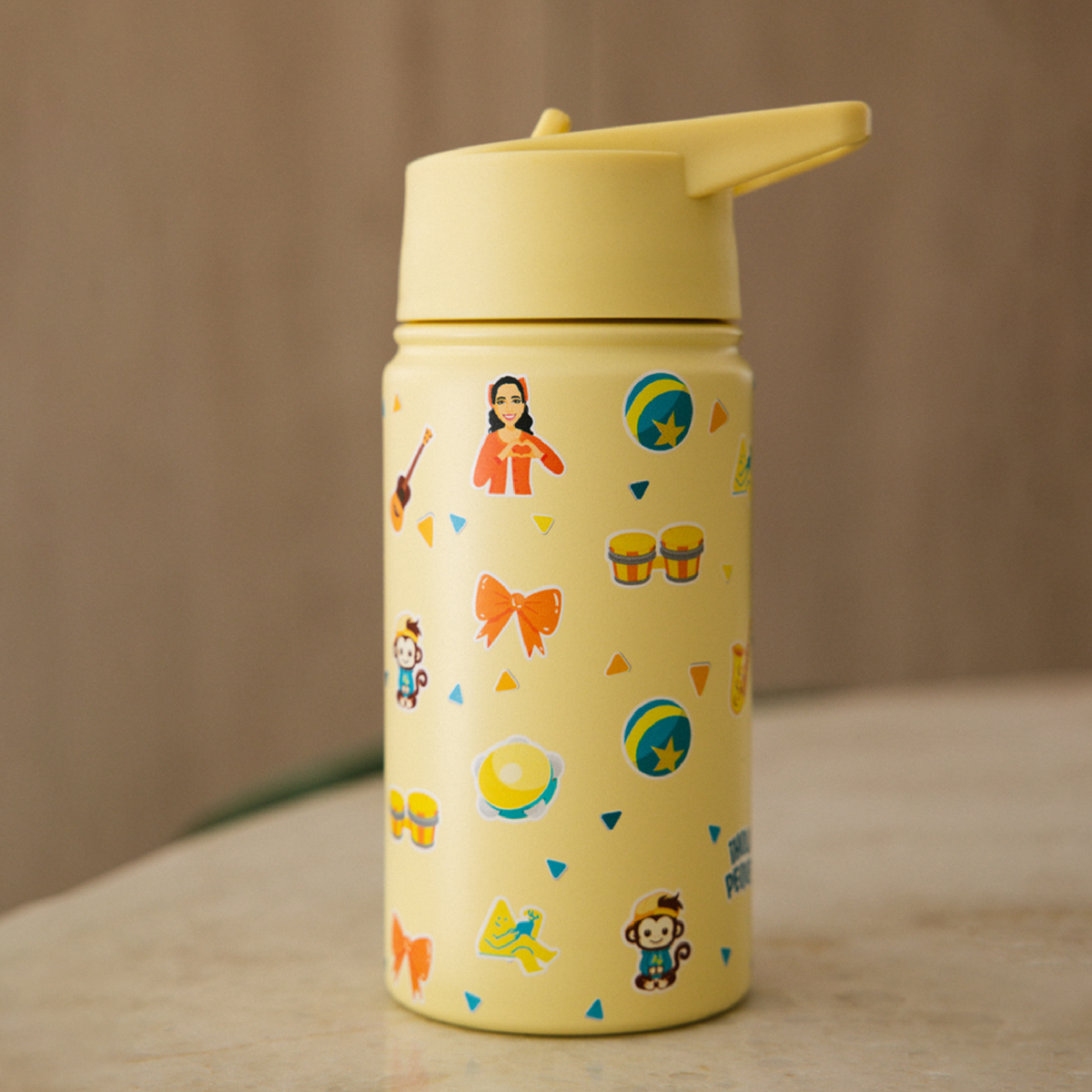 14 oz Stainless Steel Water Bottle - Yellow