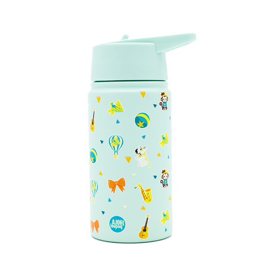 14 oz Stainless Steel Water Bottle - Blue