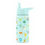 14 oz Stainless Steel Water Bottle - Blue