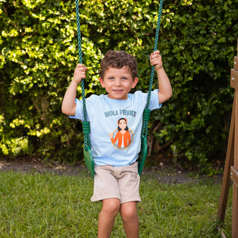 Hola Peques – Toddler Blue Tee