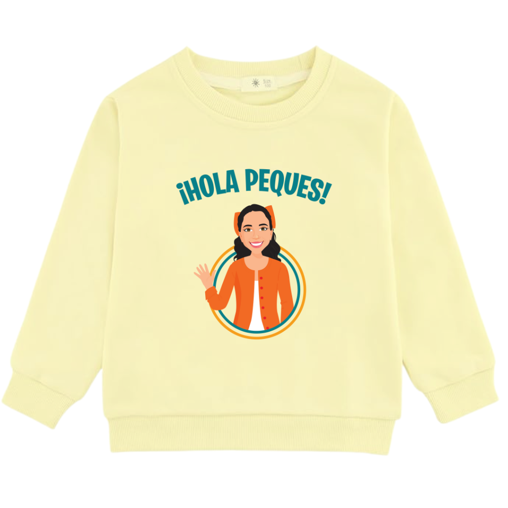 Hola Peques – Toddler Yellow Sweatshirt