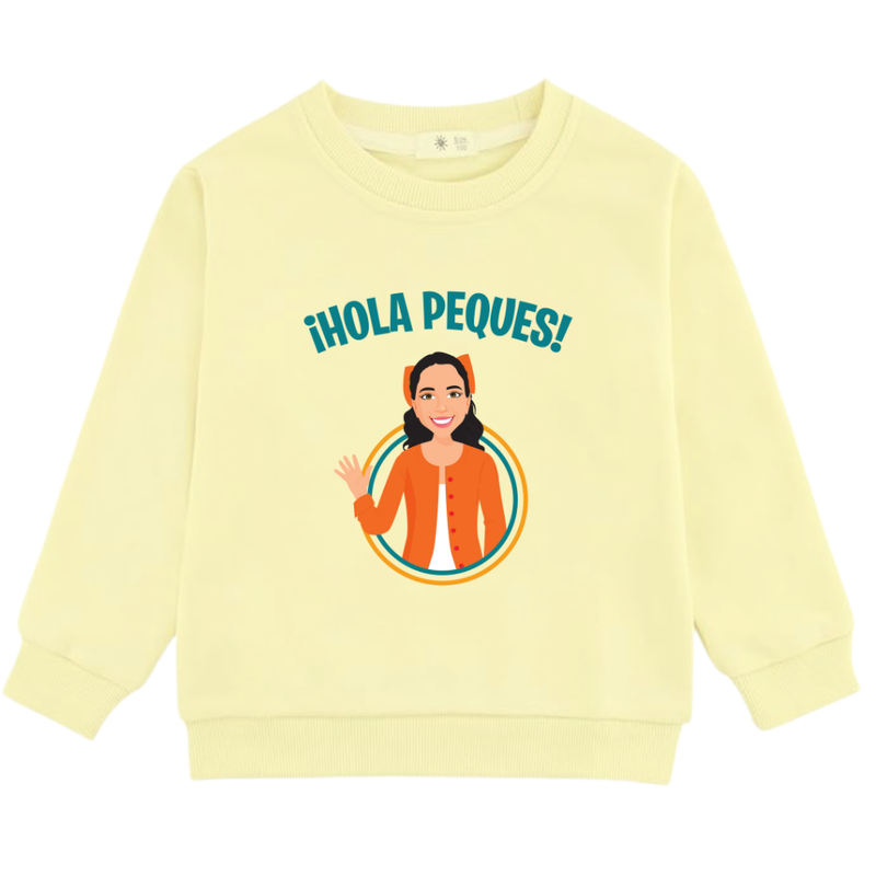 Hola Peques – Toddler Yellow Sweatshirt